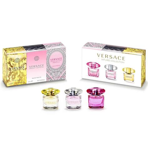 versace gift sets for her|versace women's miniatures.